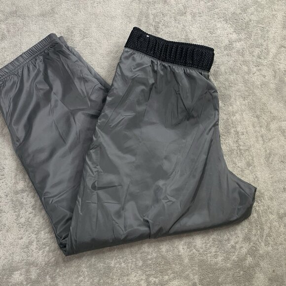 Nike Tech Pack Pants Women Large Gray Belted Windbreaker Sportswear Gym CZ9791 - Picture 2 of 16
